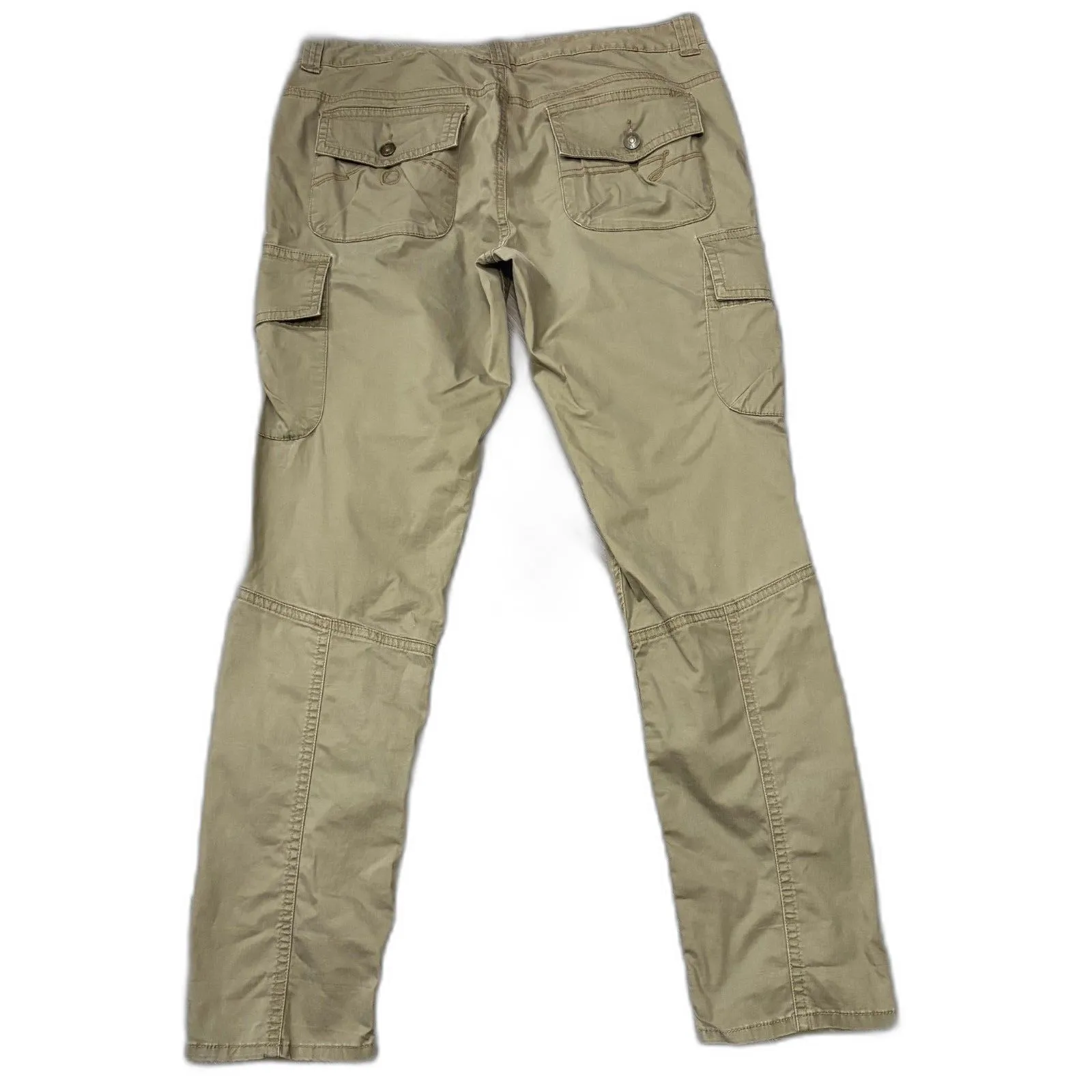 Joules‎ Hester Tapered Leg Cargo Pants Antler Olive Green Y2K Grunge US Size 12 - Image 4