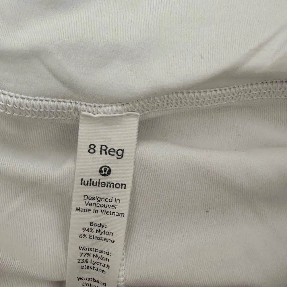 Lululemon Pace Rival Skirt White Tennis Skirt - Image 2