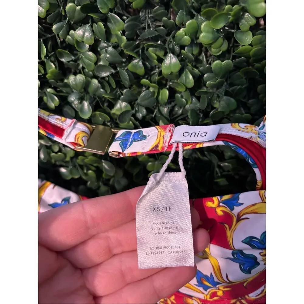 ONIA  Lydia Bikini Set in Baroque Tile Sz XS - Image 2