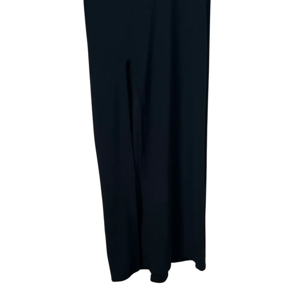 Frankies Bikinis NWT Carolina Terry Black Cutout Midi Dress Women’s Size XL - Image 5