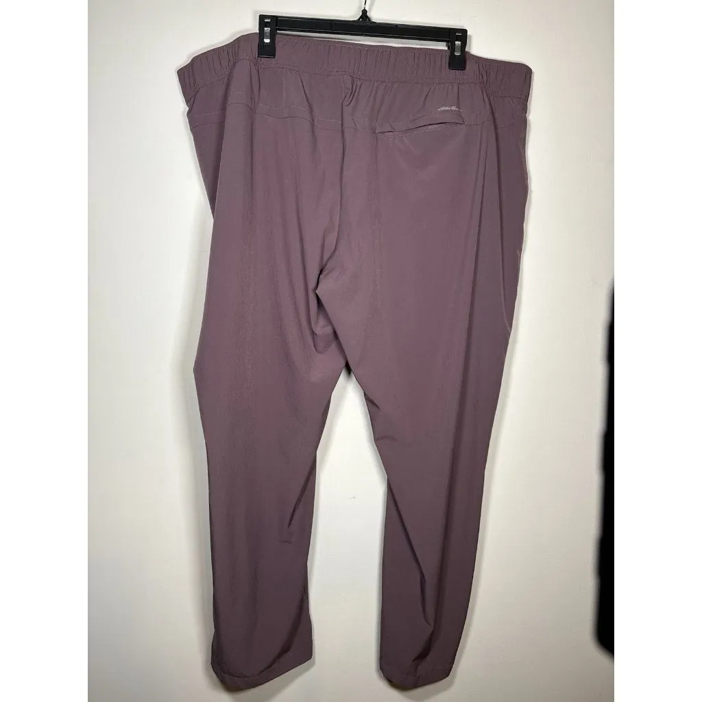 EDDIE BAUER Traveler Ankle Pant Size XXL Purple Gorpcore Outdoor Hiking Camping - Image 5