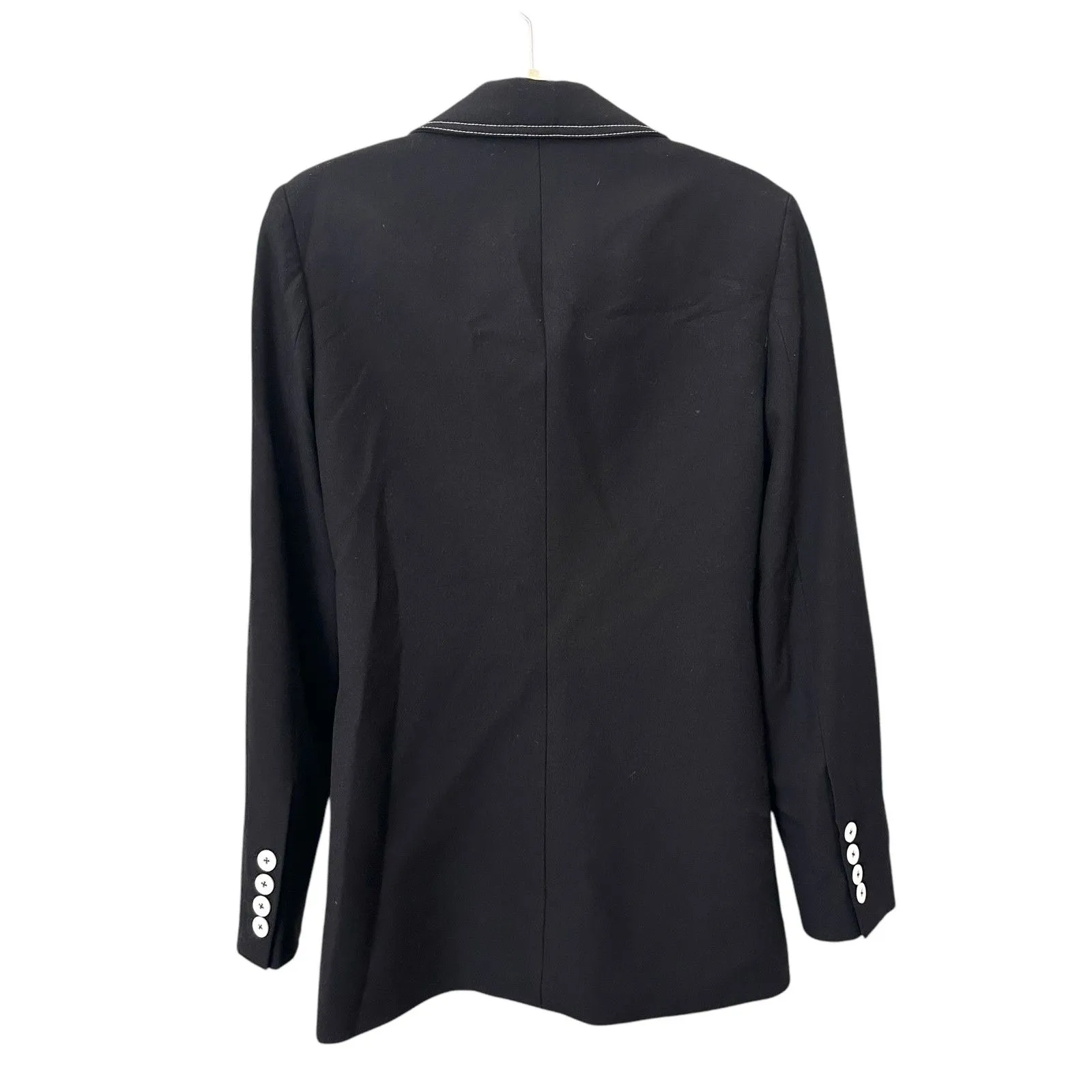 SAINT ART Piper Contract Long Blazer Black‎ Medium Black - Image 4