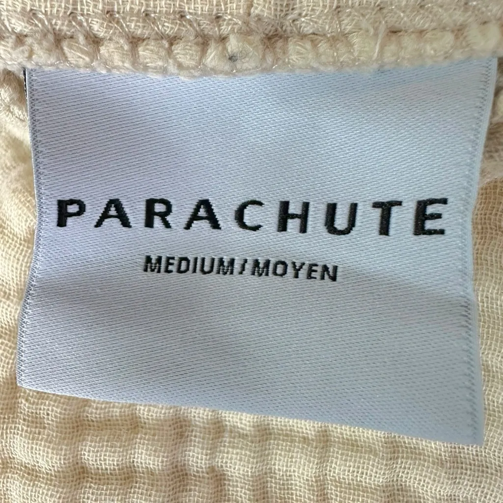 Parachute Neutral Cloud Gauze Cotton Robe in Bone Cream Size Medium Unisex - Image 7