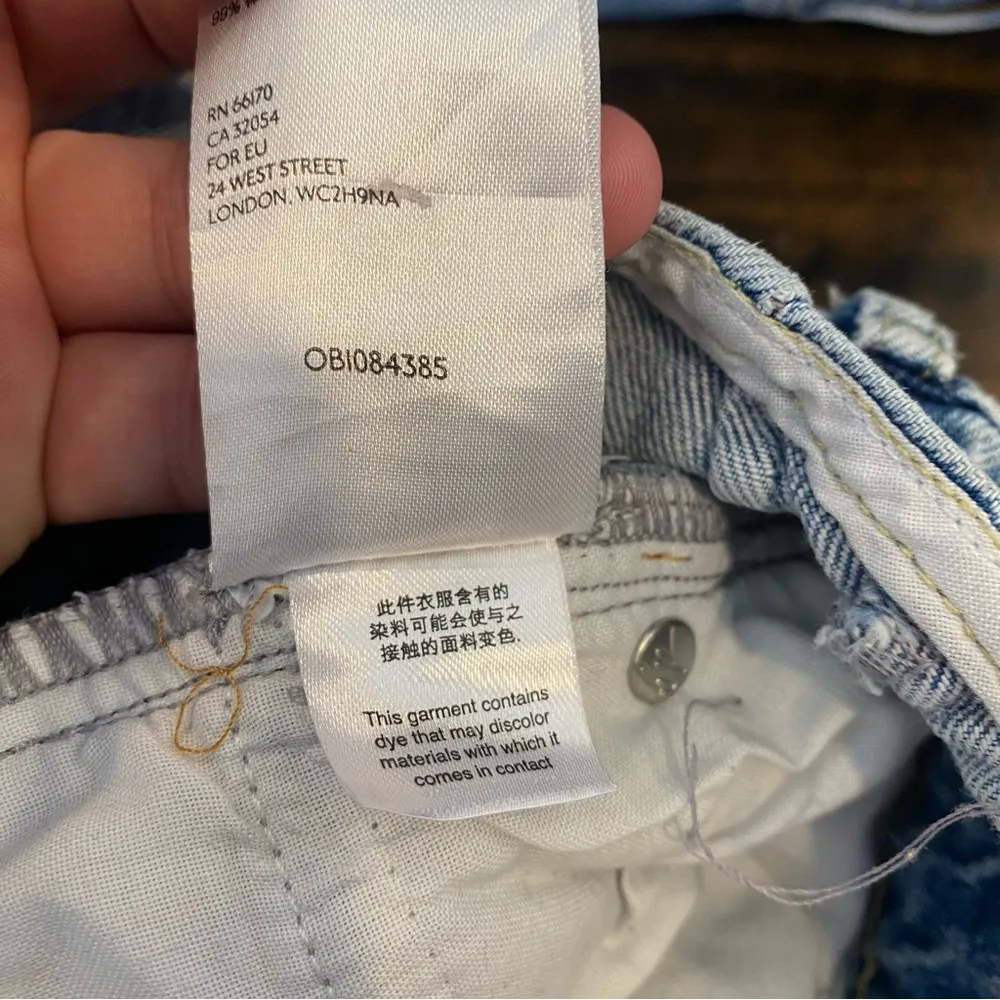 Free People We The Free Shelby Button Front Skinny Overalls in Stone Beach Wash - Image 13