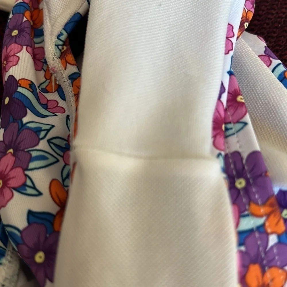 Floral Bikini High Cut Size Medium Two Piece Swimsuit - Image 5