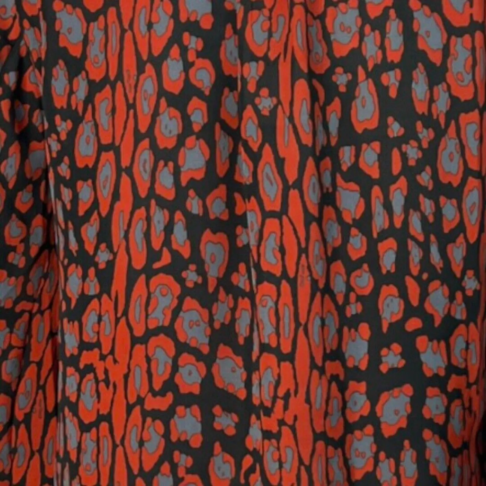 Bardot Shirt Womens 4 Red Black Gray Mona Leopard Blouse Edgy Chic‎ Bohemian - Image 5