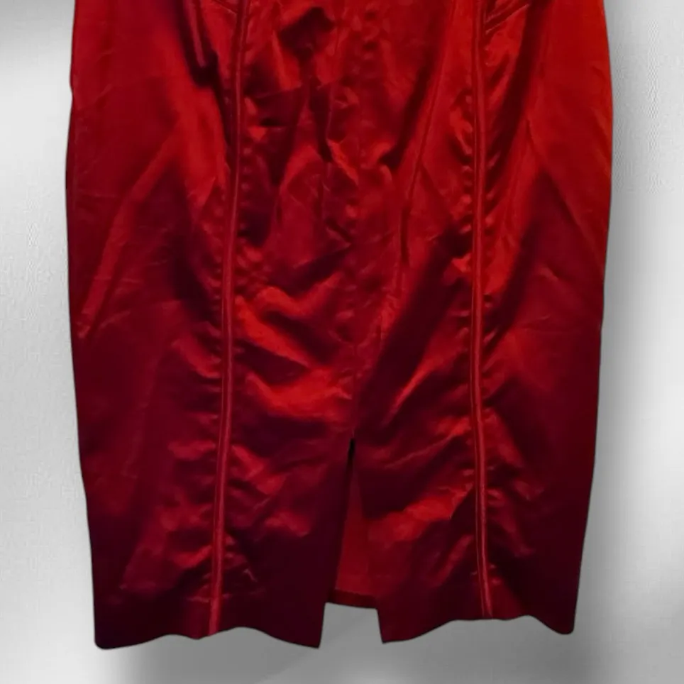 White House Black Market Red‎ Skirt - Image 2