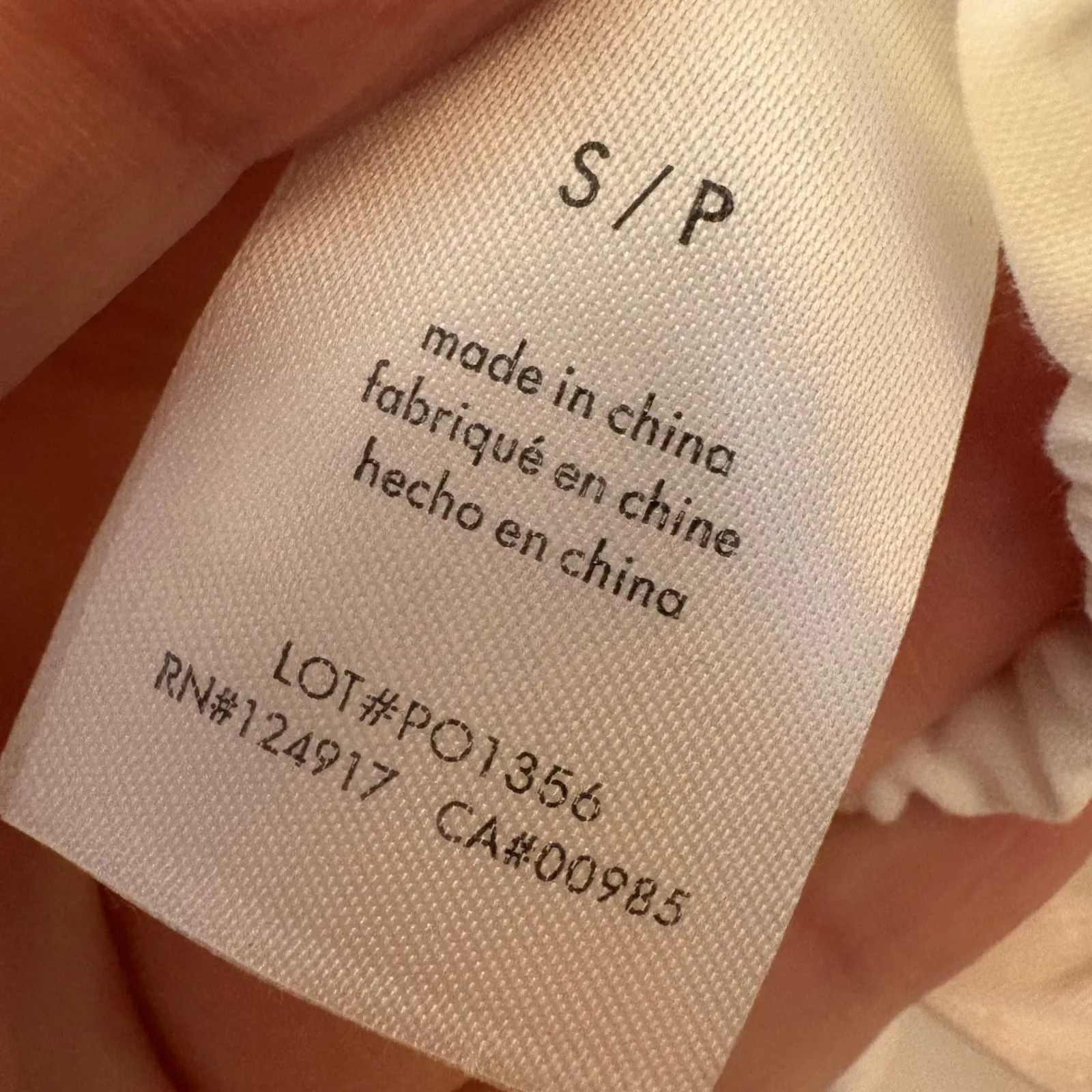 NWT WeWoreWhat Tie Waist Pant Ivory Lace Trim Straight Leg Size Small - Image 9