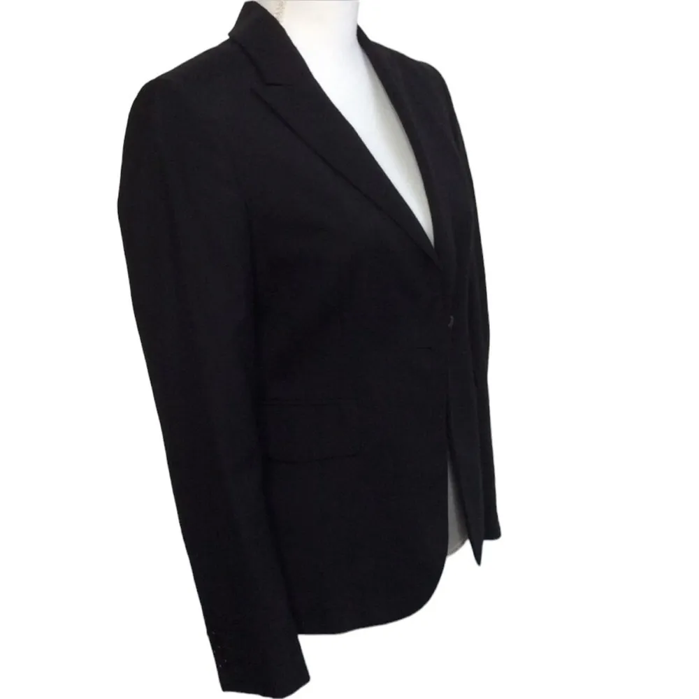 Cole Haan black wool blend blazer - Image 3