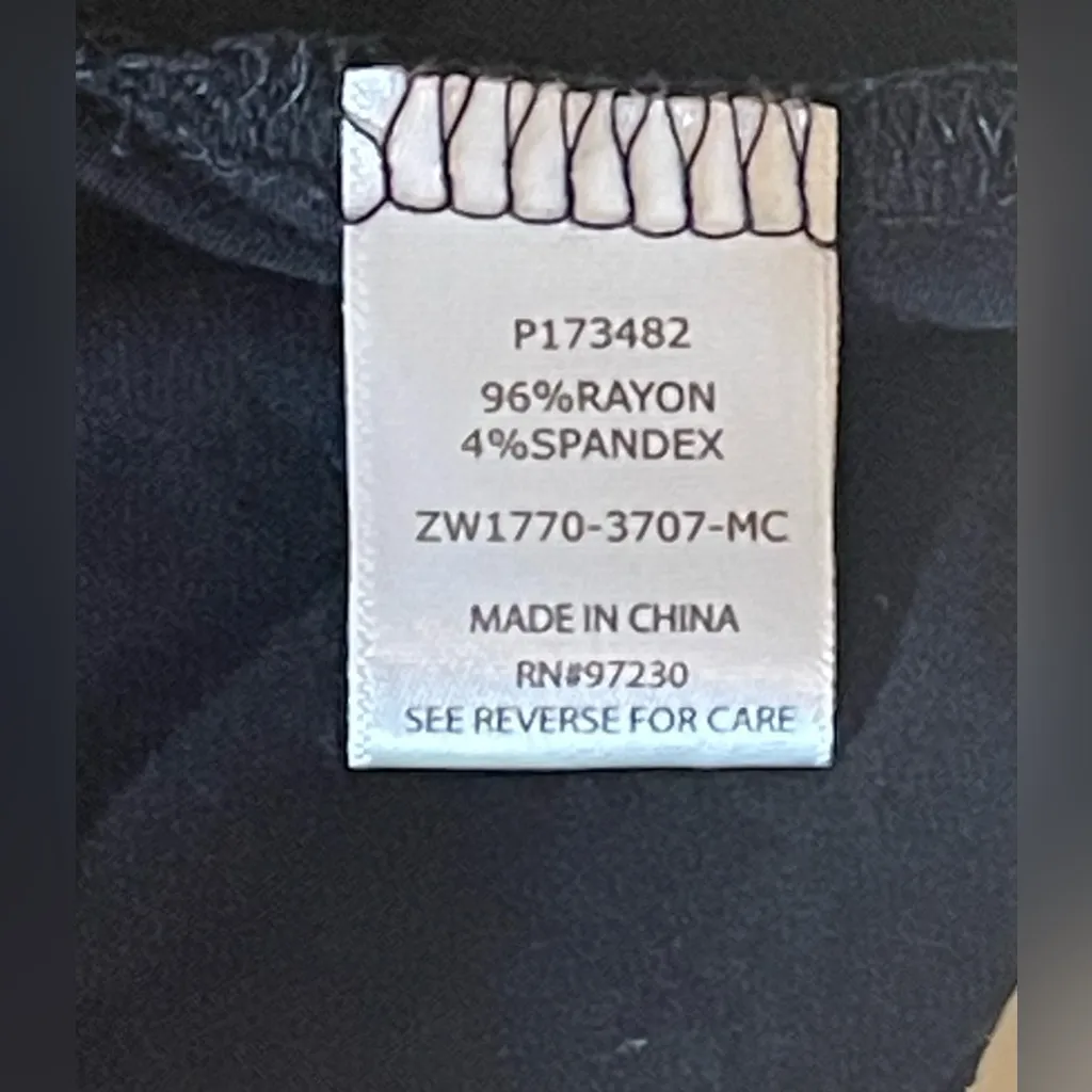 Almost Famous Black Halter Top Medium Beaded Embellished Party Club Tank - Image 6