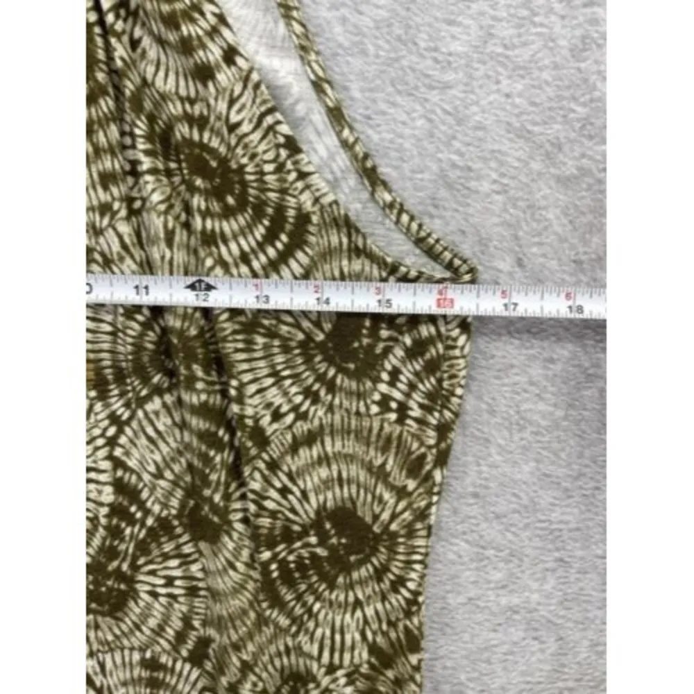 MK Michael Kors Women's Blouse Sleeveless Gold Chain Tie Dye Size Small - Image 8