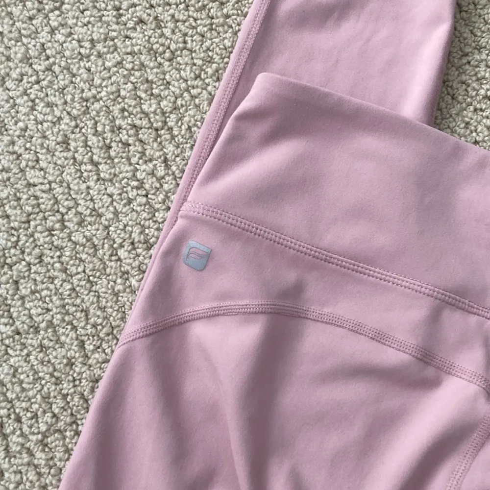 Fabletics Pale Pink Powerform Dhyana Leggings Small Soft 7/8 Length Like New - Image 5