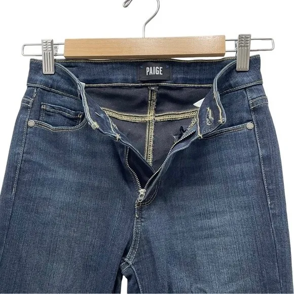Paige Denim Hoxton Ultra Skinny Mid-Rise Jeans Nottingham Dark Wash Size 26 | 2 - Image 9