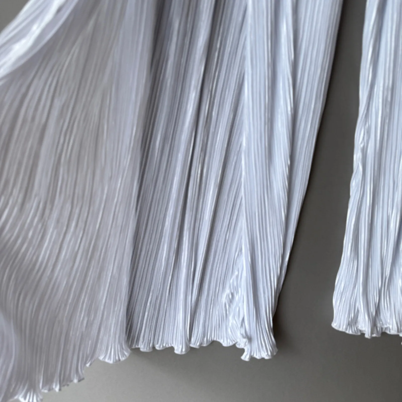 Lucy in the Sky sz XS White boho wide leg pants with slits NWOT‎ - Image 11