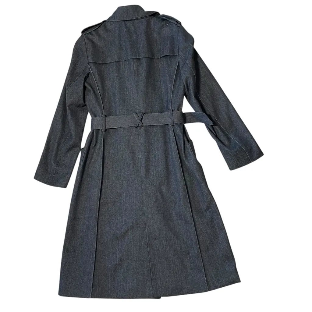 ZARA Wool Blend Belted Longline Trench Coat - Image 3