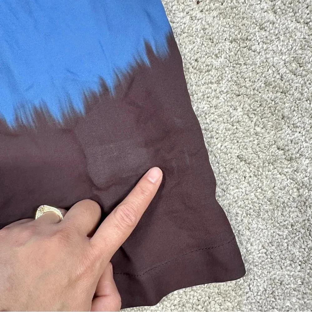 A.L.C. Keyhole Cutout Halterneck 100% Silk Sleeveless Tank Blouse Size XS - Image 11