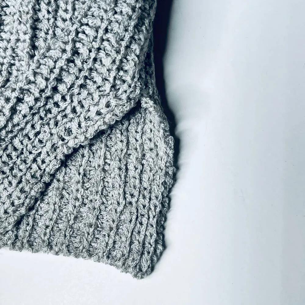 Gray Sleeveless Long Sweater New XL - Image 6