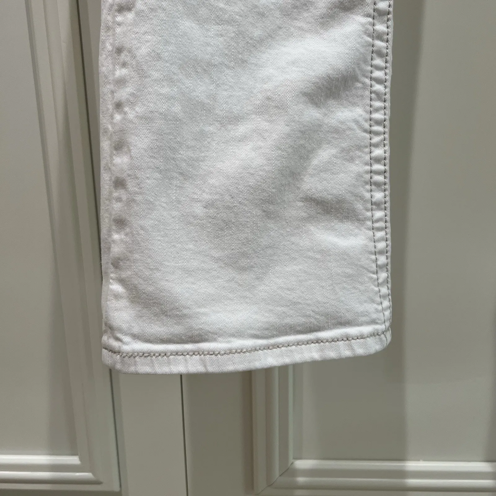 Miss‎ Me Jeans White Signature Boot Bead Rhinestone Western Boho Coastal - Image 3