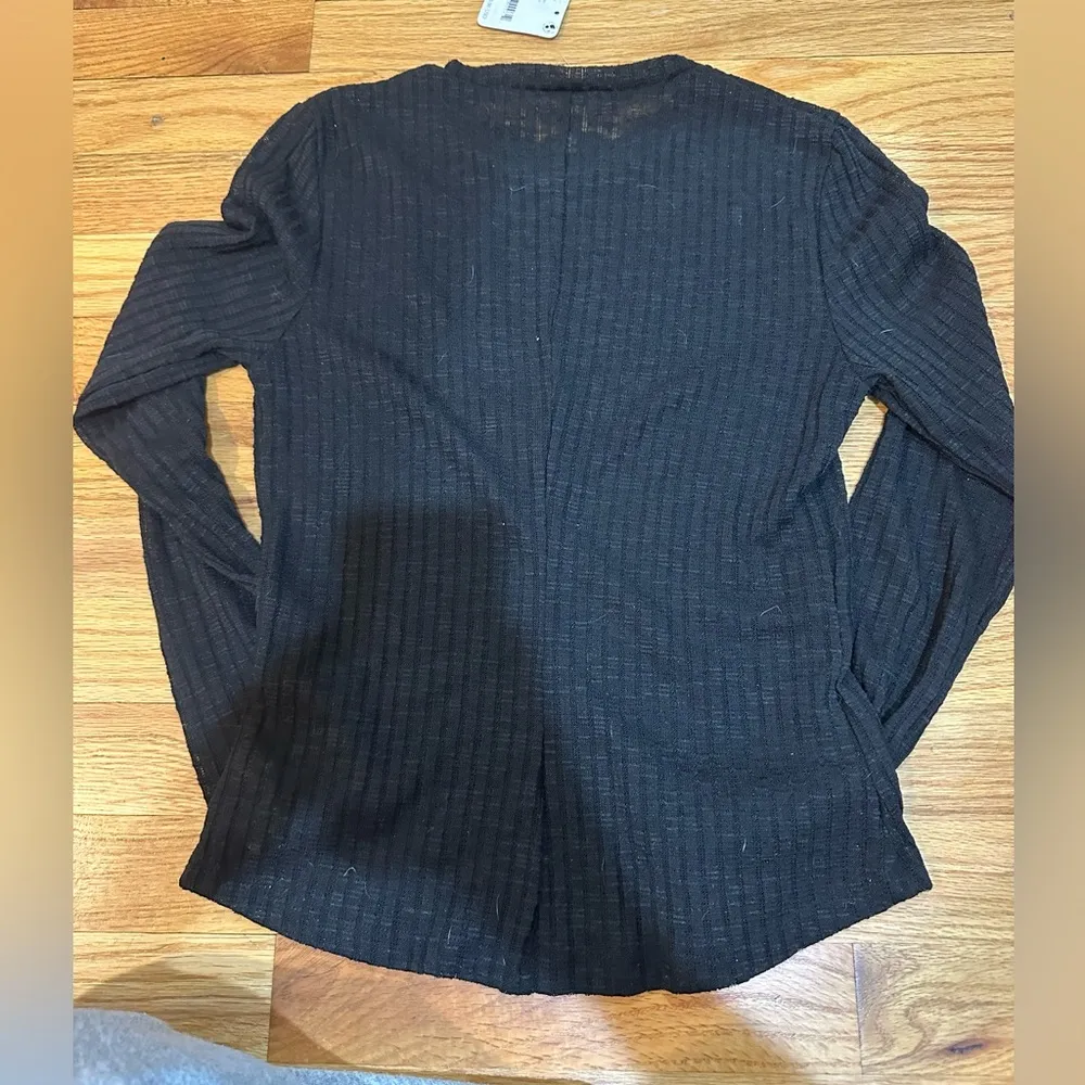 intimately free sheer black shirt - Image 3