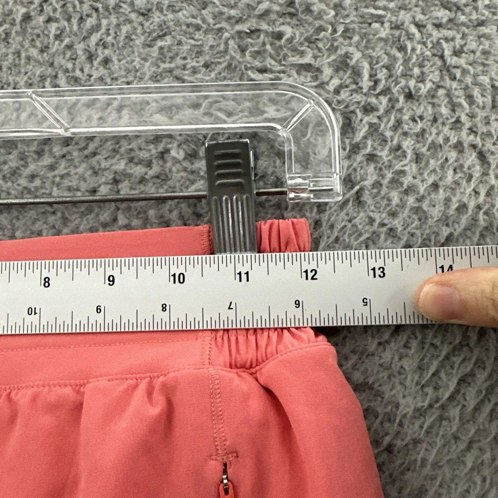 Lululemon Hotty Hot High Rise Skirt Skort Long Raspberry Cream Athletic Women 4 - Image 7