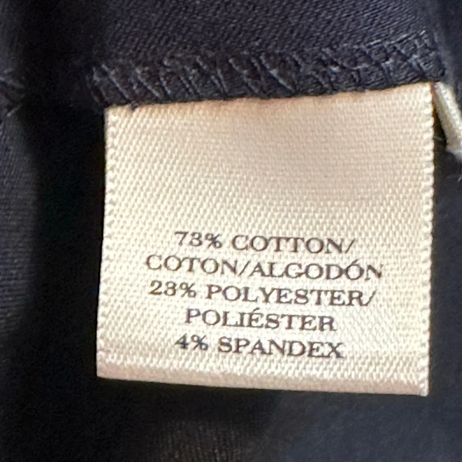 Loft Sheath Dress sz 0 Navy Blue White Trim Business Dress - Image 5