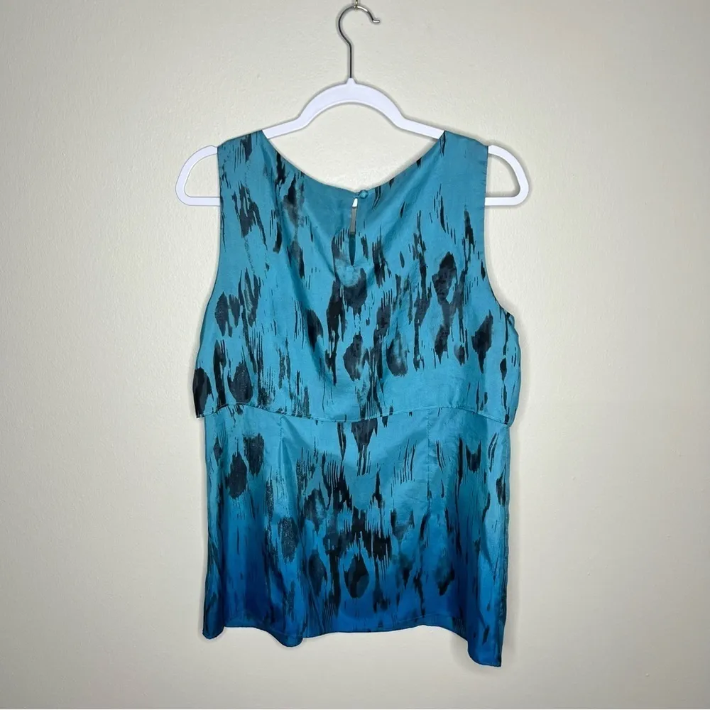 Cabi Silk‎ Abstract Print Layered Sleeveless Blouse - Image 4