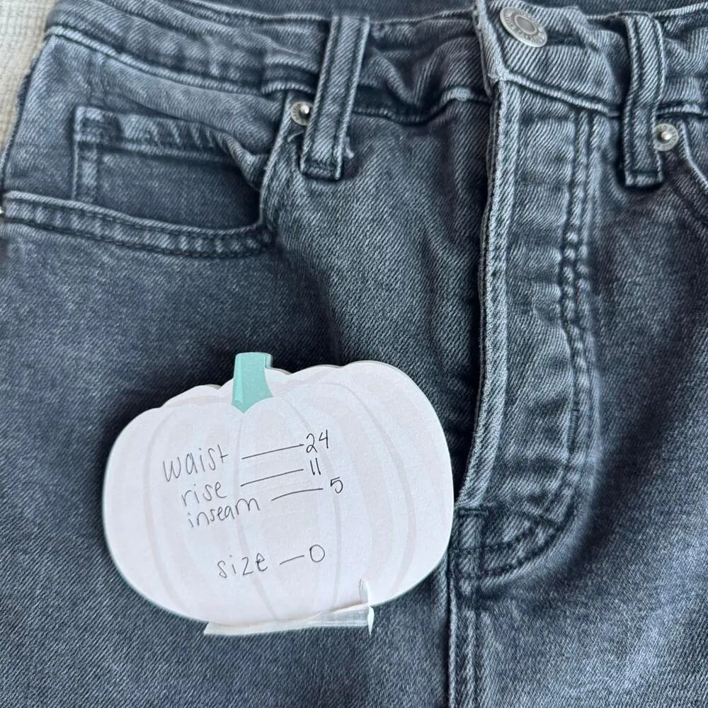 High rise denim shorts - Image 4