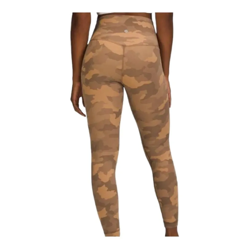 Lululemon Align High Rise Leggings 25" Heritage 365 Camo Beige Multi Women's 16 - Image 2