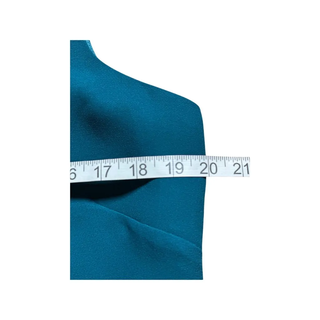 Vintage Coldwater Creek 2-Piece Dress Suit Blazer Jacket Pencil Dress Teal Blue - Image 10