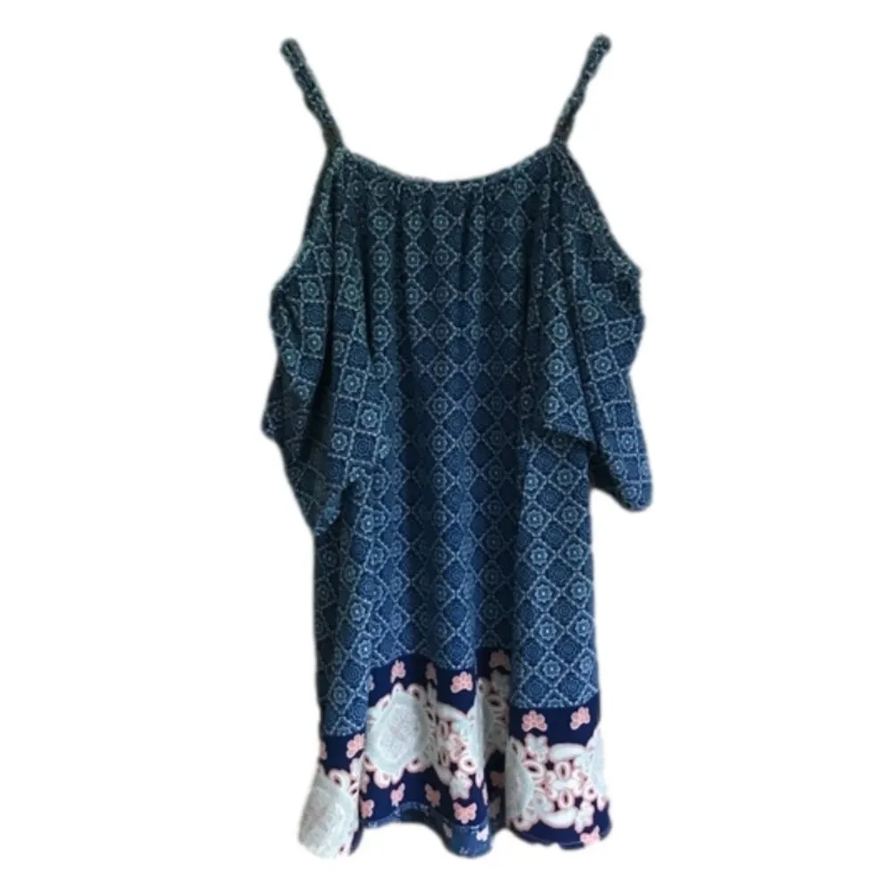 Rue21 strappy cold shoulder floral handkerchief print dress size XS - Image 9