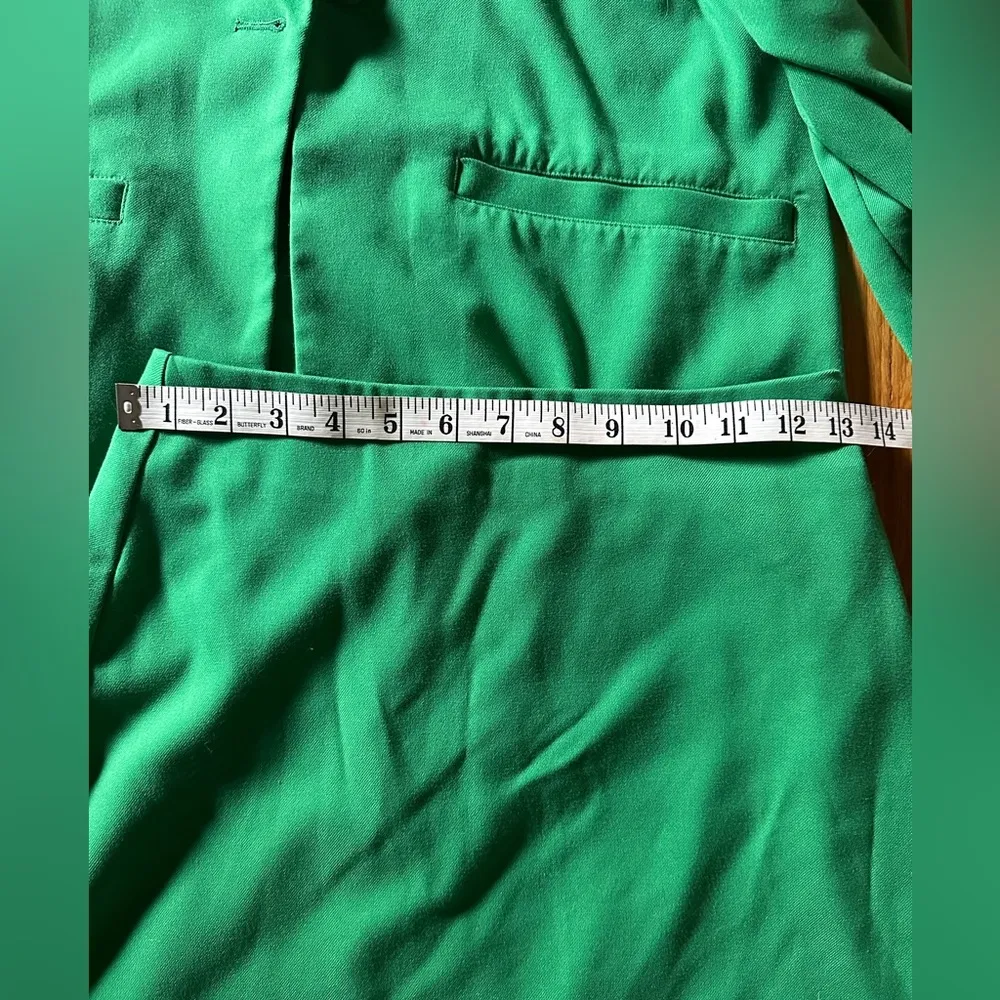 Monki  Kelly Green oversized blazer and skirt suit set, size S - Image 2