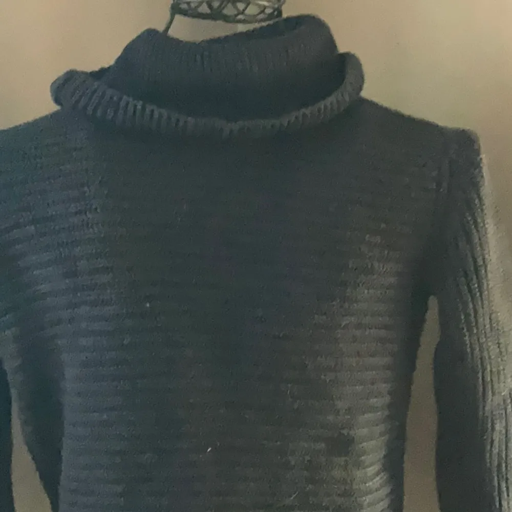 MICHAEL Michael Kors Navy Turtleneck Sweater Sz. S Blue - Image 4