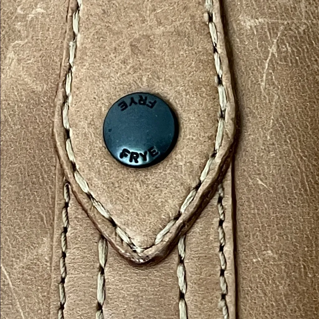 Authentic Frye Tan Leather Tote Bag Excellent Condition - Image 3