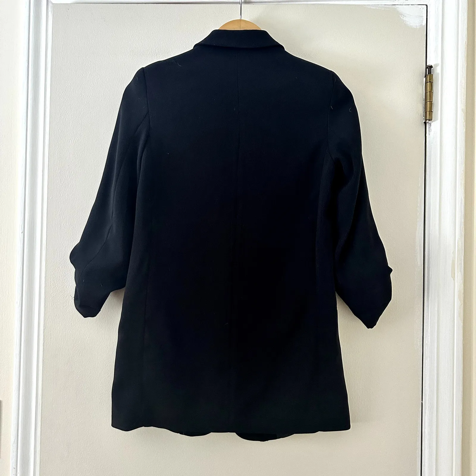 Zara Basic Collection Blazer Sz XS Black - Image 5