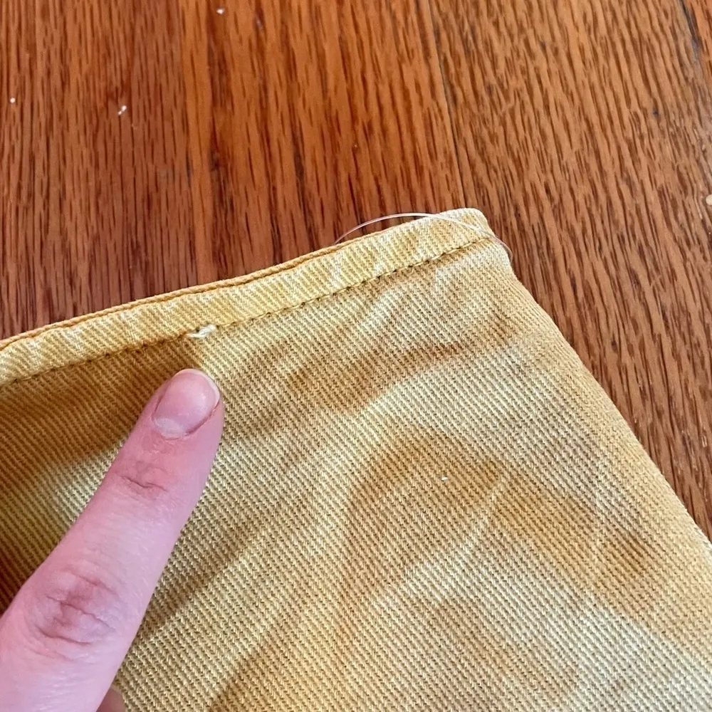 NEW NWT BDG URBAN OUTFITTERS Sara Twill High Waisted Mini Skirt Mustard Yellow S - Image 15