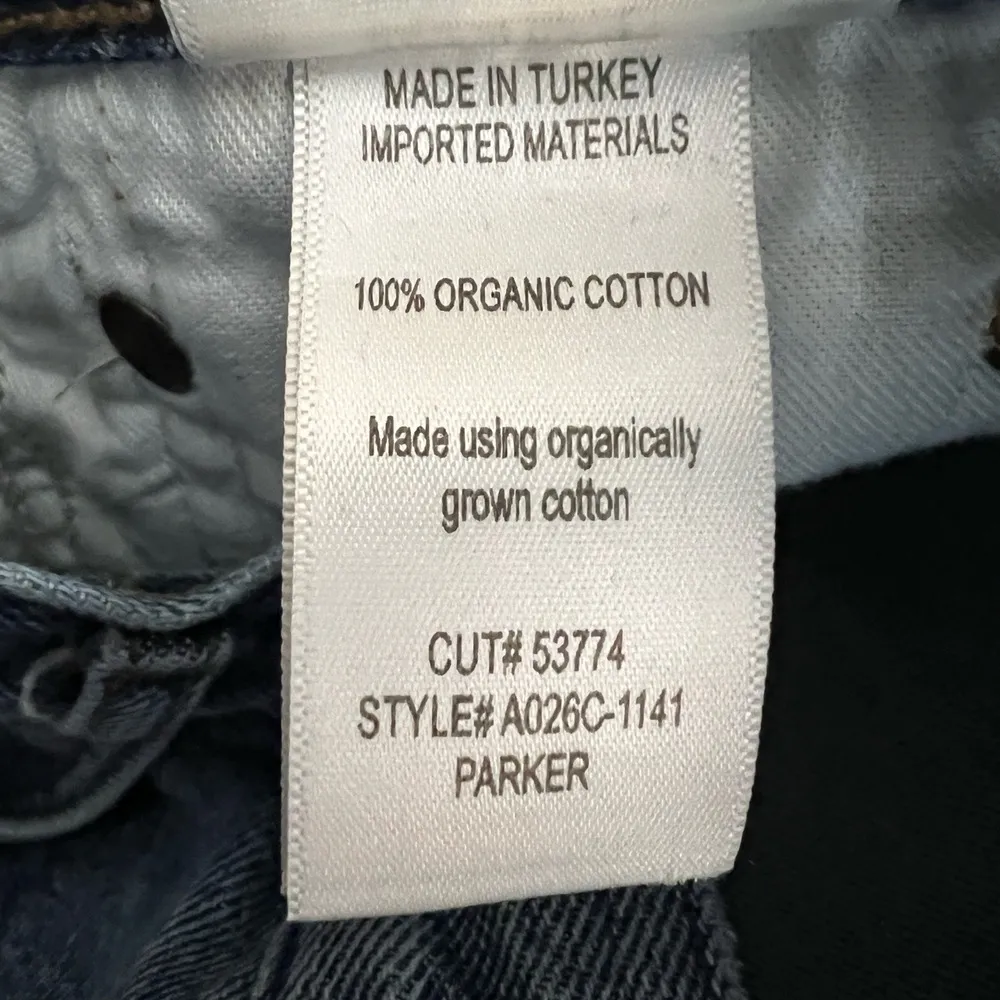 AGOLDE Jean Shorts Parker Distressed High Waist Frayed Hem Button Fly Denim 25 - Image 5