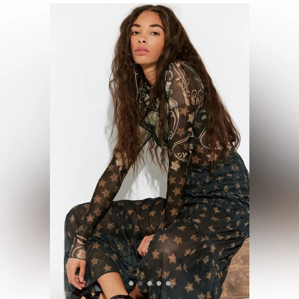 Free people star gazer maxi dress NWT size small - Image 3