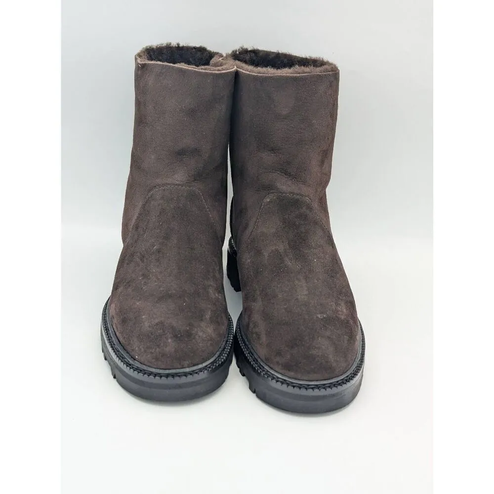 Manolo Blahnik Tomosa dark brown suede boots EU 39 - Image 2