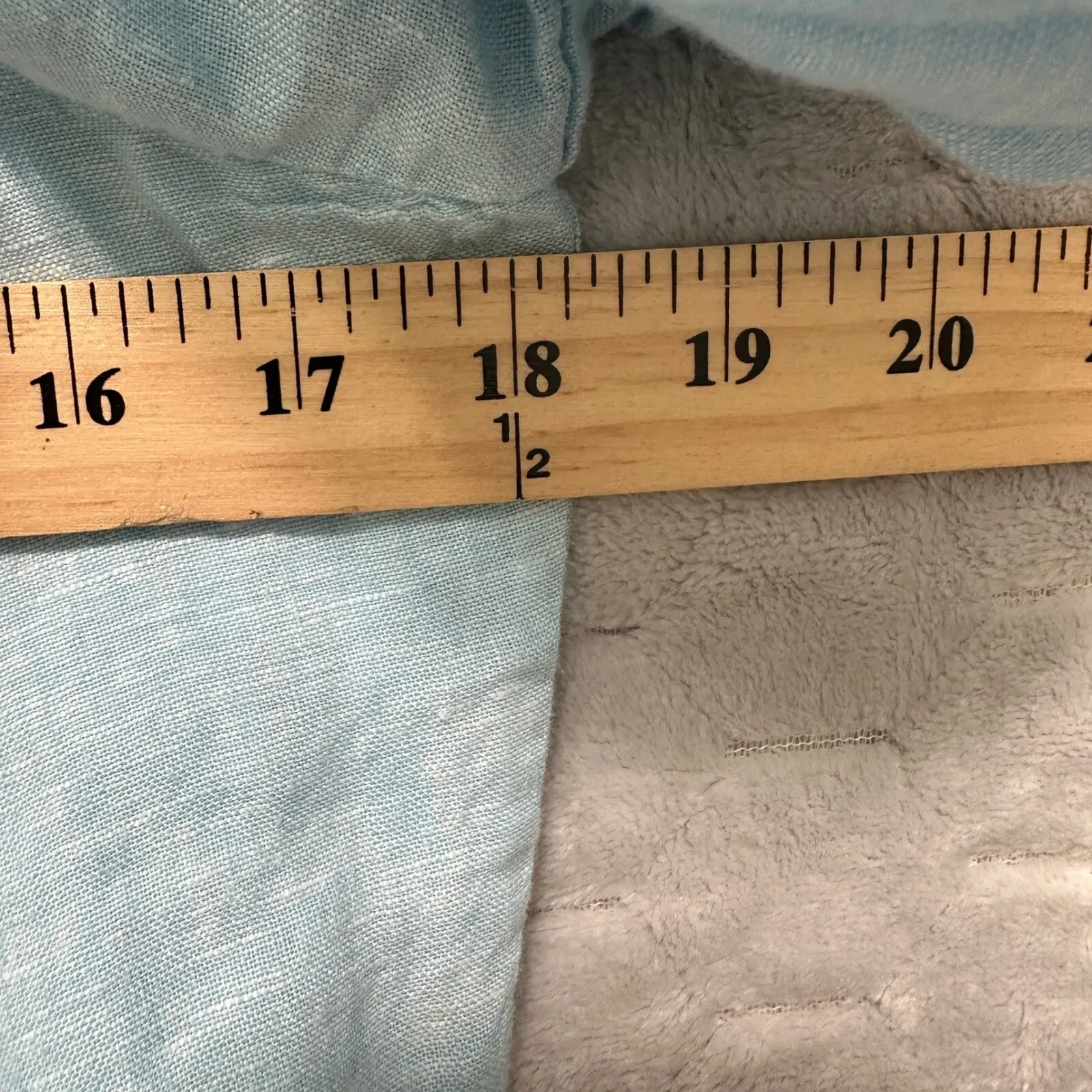 Lilly Pulitzer Blue Linen Puff Sleeve Dress Eyelet Pockets Sz‎ 10 Summer Resort - Image 8