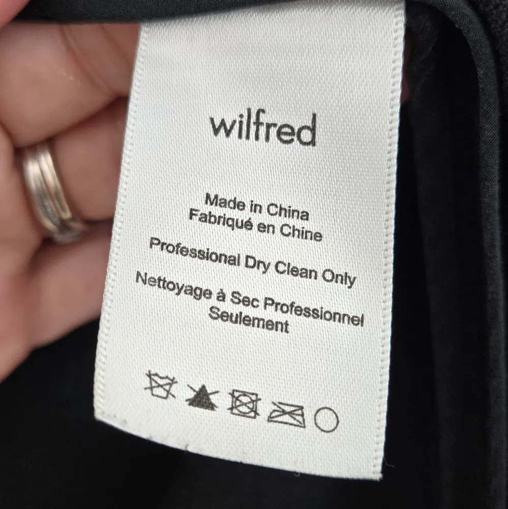 ARITZIA Wilfred Chevalier Jacket Relaxed Black Blazer size 8 - Image 7