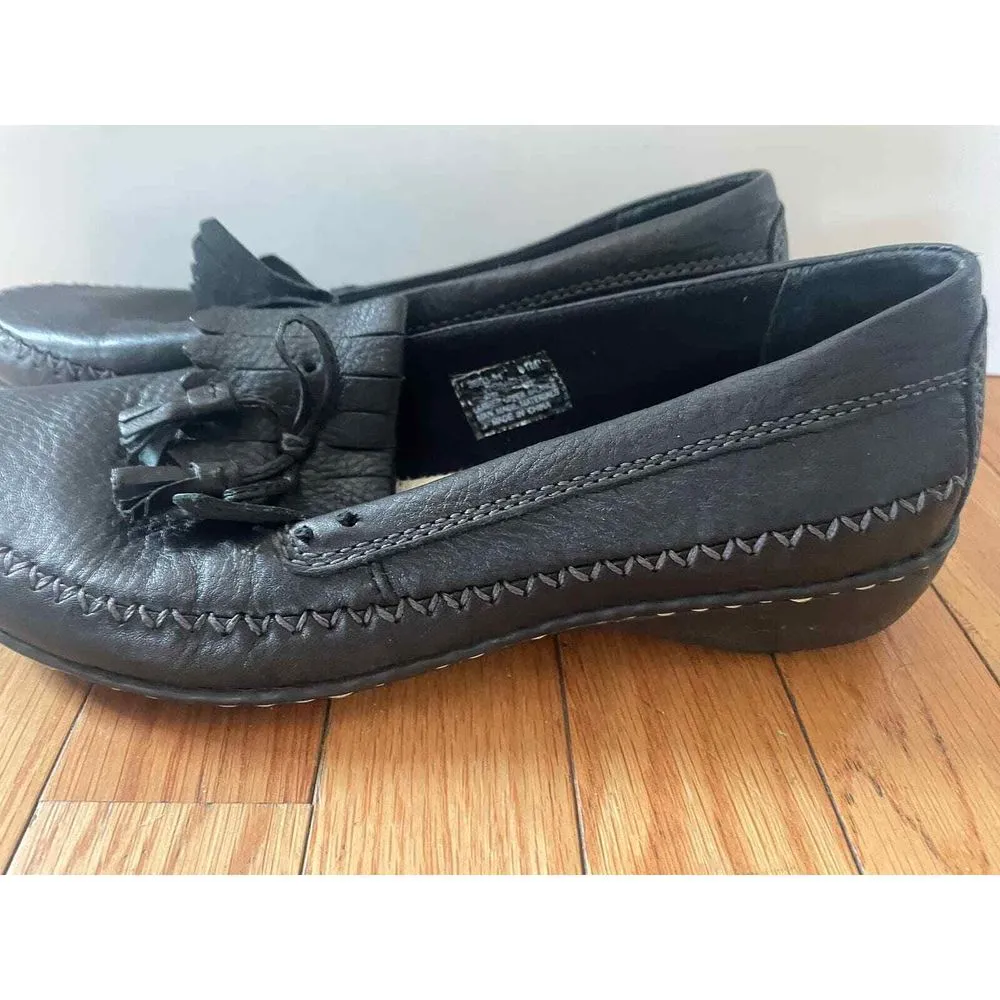 Women's size 9.5 leather‎ eastland comfort moccasins - Image 3