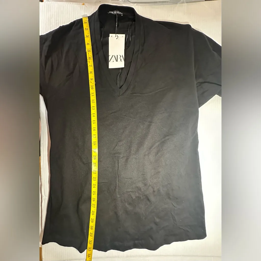 ZARA Dress Join Life Size S Women’s Dress Black Short Sleeve / Long Blouse New‎ - Image 7