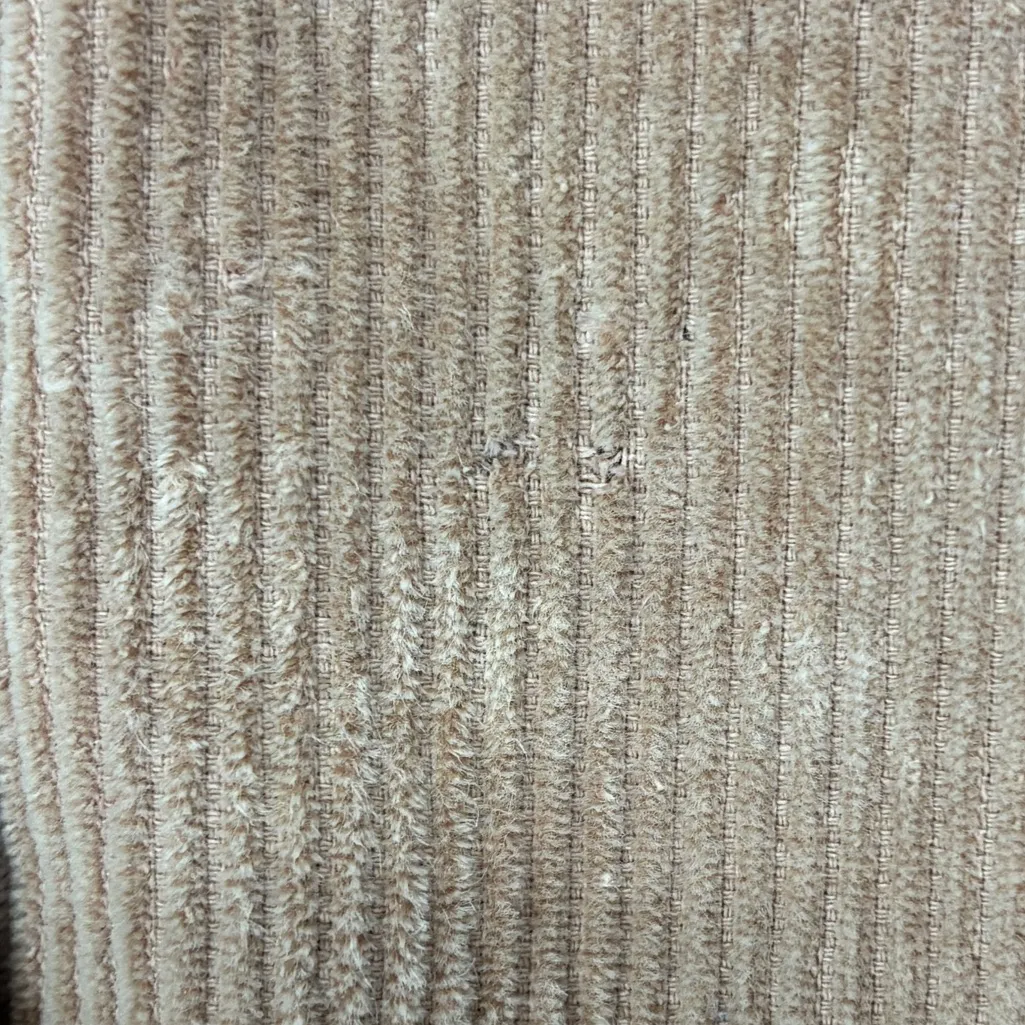 Forever 21 Cropped Corduroy Jacket Womens L Beige Festival Minimalist Neutral - Image 10