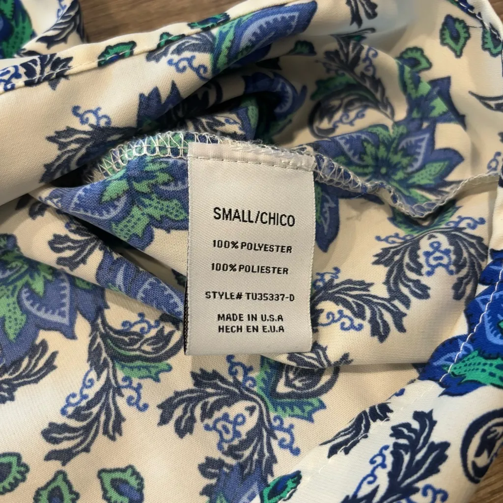 Gibson Latimer Women’s Multiprint Tunic Top - Size Small Boho Casual Made in USA - Image 5