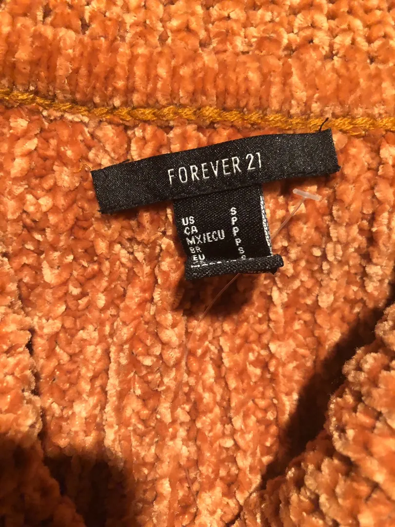 Forever 21 Off The Shoulder Burnt Orange Top - Image 3