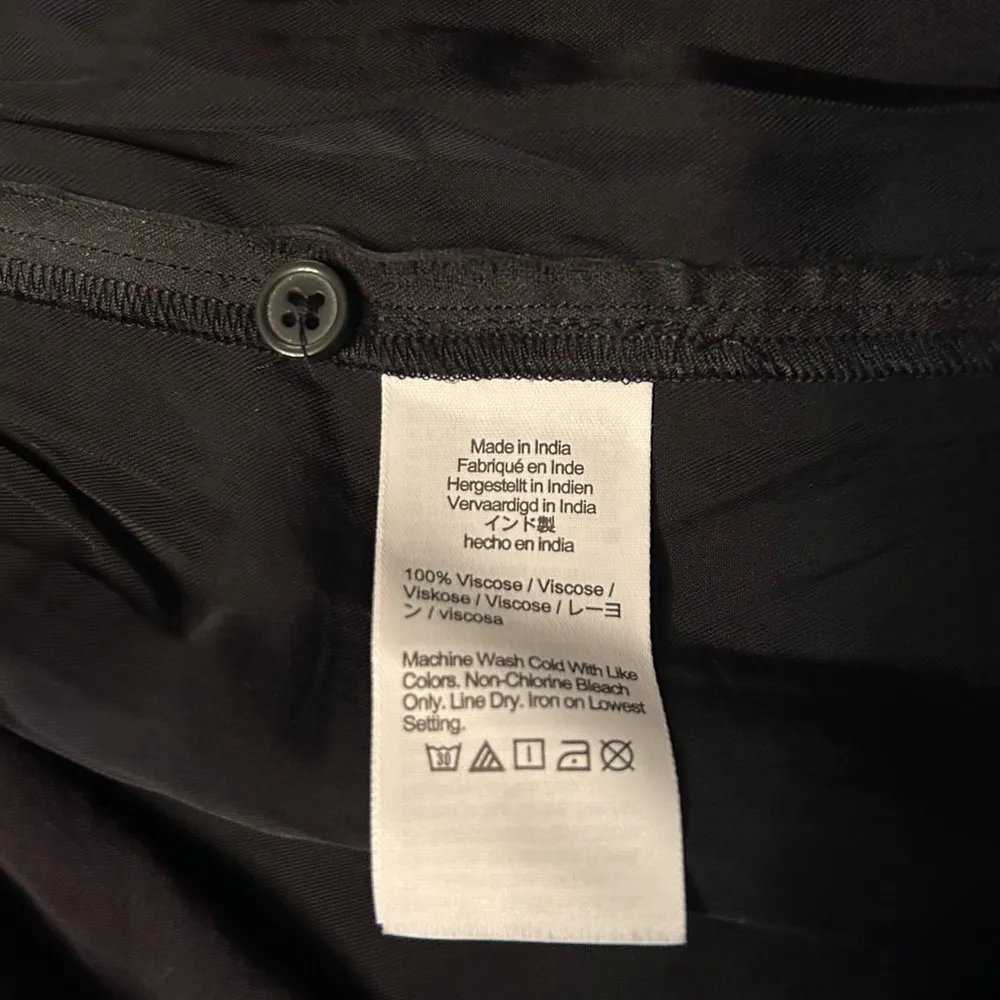 J. Crew Women’s Amelia Popover Shirtdress in drapey viscose twill Size XS Black - Image 8