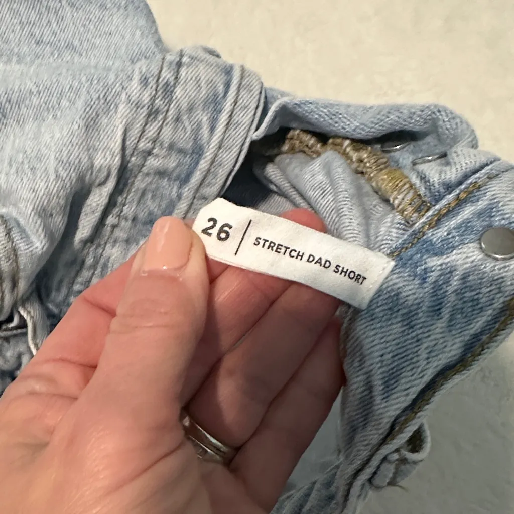 PacSun Stretch Dad Short Button Fly - Image 3