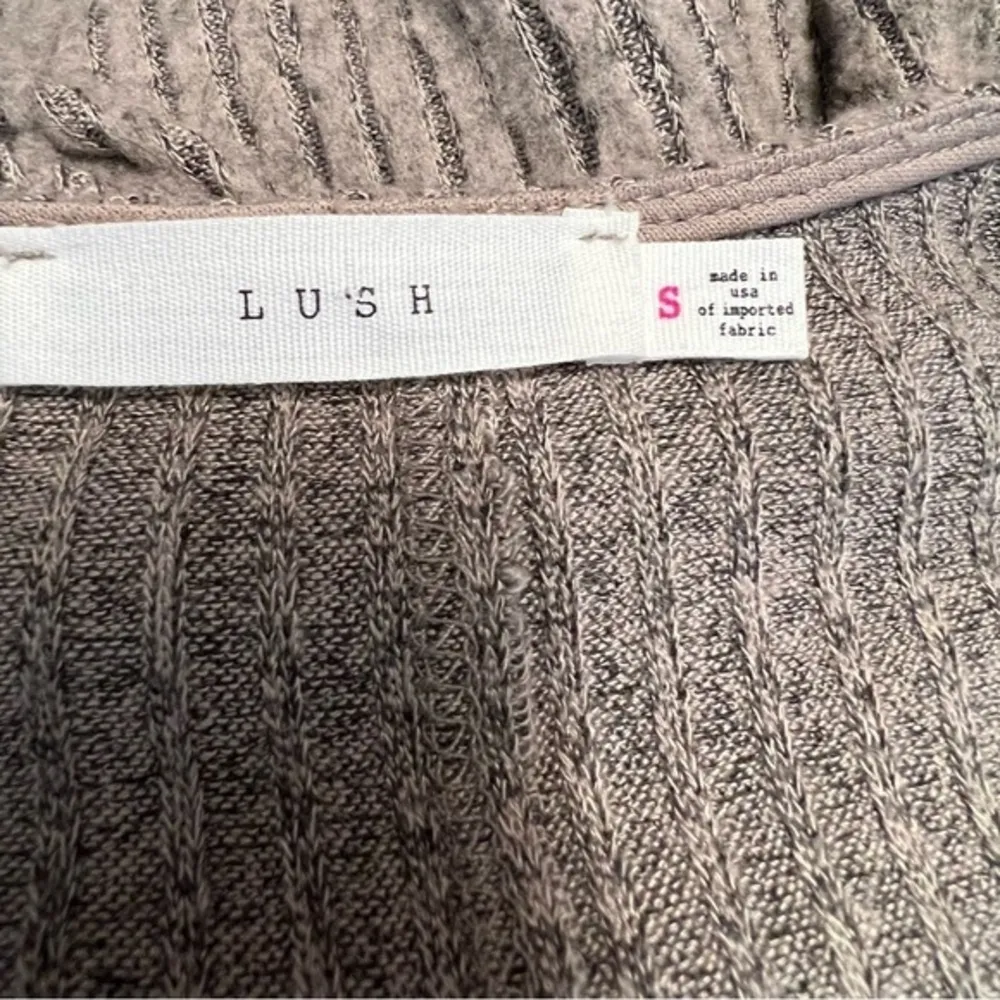 Lush Sage Green Sweater A-Line Mini Dress S - Image 12