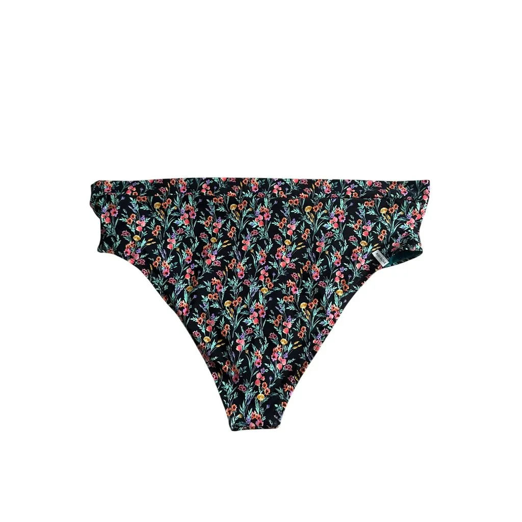 BODY GLOVE Floral Black Bikini Swim Bottoms Size 3X NEW NW T - Image 3
