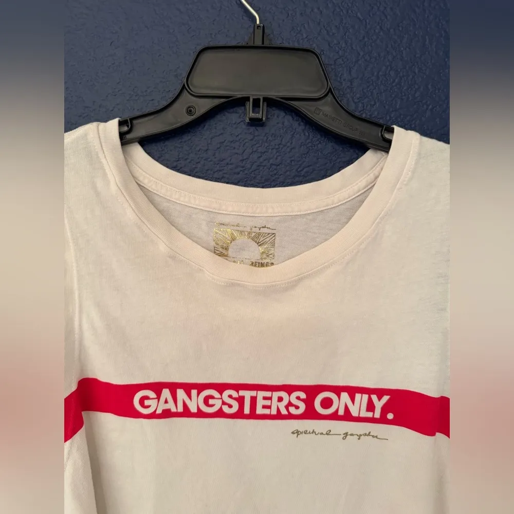 Spiritual Gangster Spiritual Gangsters Gangsters Only Gigi Women’s White Muscle Tank Size Large - Image 8